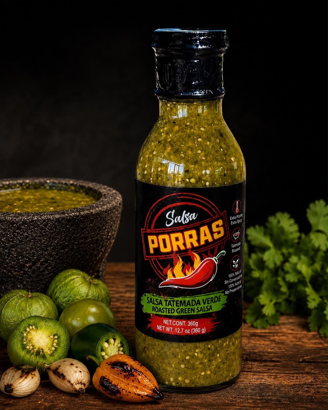 Salsa Tatemada Verde